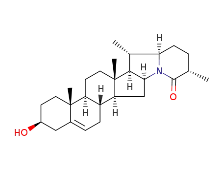 3β-Hydroxy-7'-oxo-3'α,6'α-dimethyl-1'αH,3aαH-indolizidino<1',2';16,17>androst-5-en