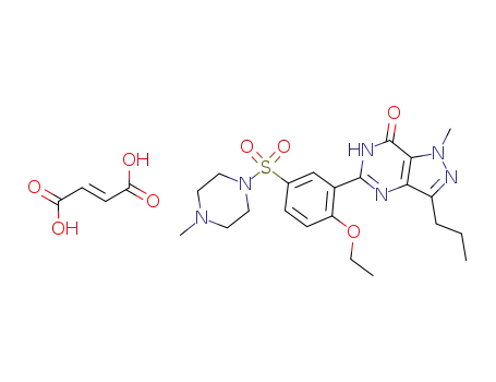 1-[[3-(4,7-dihydro-1-methyl-7-oxo-3-propyl-1H-pyrazolo[4,3-d]pyrimidin-5-yl)-4-ethoxyphenyl]sulphonyl]-4-methylpiperazine fumarate