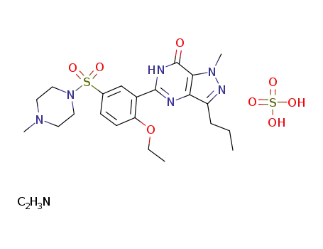 1-[[3-(4,7-dihydro-1-methyl-7-oxo-3-propyl-1H-pyrazolo[4,3-d]pyrimidin-5-yl)-4-ethoxyphenyl]sulphonyl]-4-methylpiperazine hemisulphate