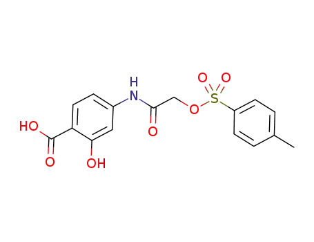 2-hydroxy-4-[[2-[[(4-methylphenyl)sulfonyl]oxy]acetyl]amino]benzoic acid