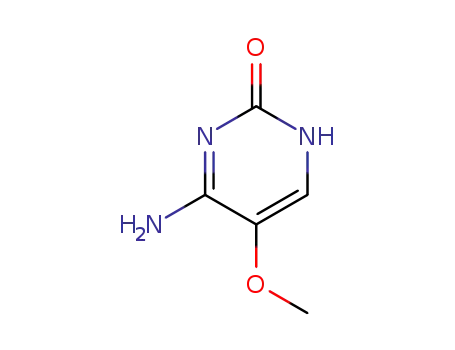 Molecular Structure of 31458-47-6 (2(1H)-Pyrimidinone, 4-amino-5-methoxy- (9CI))