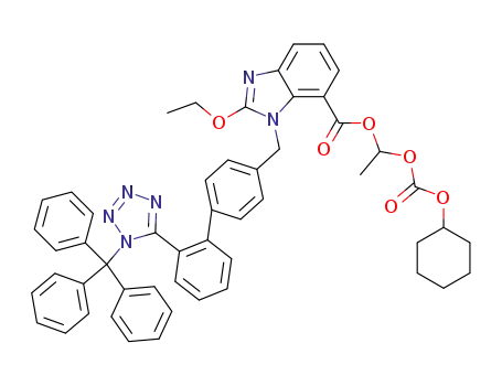 Molecular Structure of 170791-09-0 (Trityl candesartan cilexetil)
