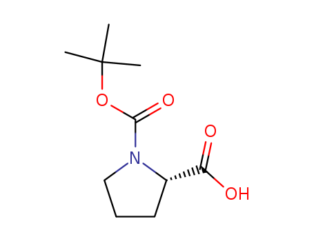 15761-39-4,BOC-L-Proline,Boc-Pro-OH;(2S)-1,2-Pyrrolidinedicarboxylic acid1-(1,1-dimethylethyl) ester;(S)-1-(tert-Butoxycarbonyl)-2-pyrrolidinecarboxylicacid;1-(tert-Butoxycarbonyl)-(S)-proline;1-tert-Butyloxycarbonyl-L-proline;L-N-Boc-proline;N-(tert-Butoxycarbonyl)-L-proline;N-(tert-Butyloxycarbonyl)-L-proline;N-[(1,1-Dimethylethoxy)carbonyl]-(S)-proline;Boc-L-Proline;