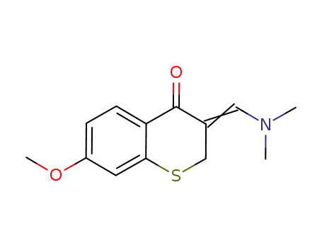 7-methoxy-3-dimethylaminomethylen-2,3-dihydro-benzo[3',2':5,6]thiopyran-4(4H)-one