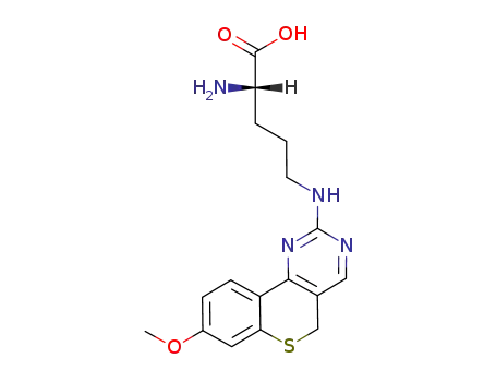 2-(5N-ornithinyl)-8-methoxy-5H-benzo[3',2':5,6]thiopyrano[4,3-d]pyrimidine