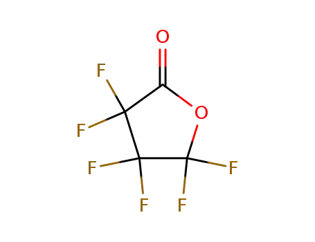 Molecular Structure of 702-35-2 (2(3H)-Furanone, 3,3,4,4,5,5-hexafluorodihydro-)