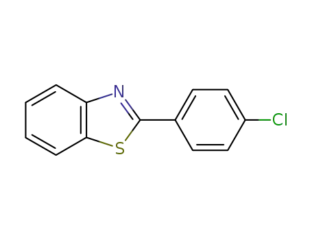 Molecular Structure of 6265-91-4 (2-(4-CHLOROPHENYL)BENZOTHIAZOLE)