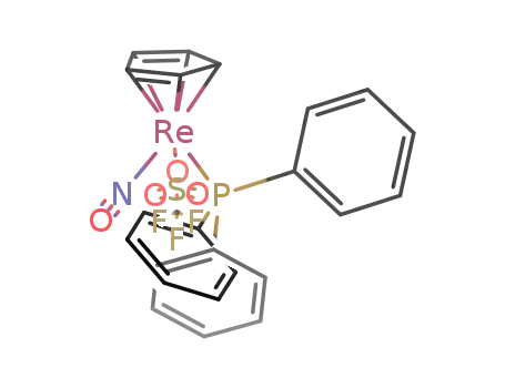 (η5-cyclopentadienyl)Re(NO)(P(C6H5)3)(CF3SO3)