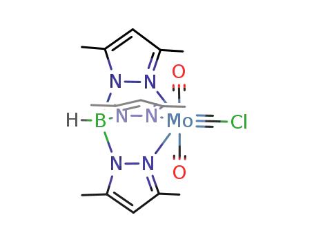 [Mo(tris(3,5-dimethylpyrazolyl)hydroborate)(CO)2(η(1)-CCl)]
