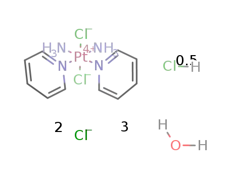 trans(*)-[Pt((pyridine)(NH3))(*)2Cl(*)2]Cl2*3H2O*0.5HCl
