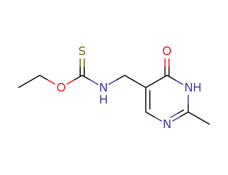 (2-methyl-6-oxo-1,6-dihydro-pyrimidin-5-ylmethyl)-carbothioamidoic acid O-ethyl ester