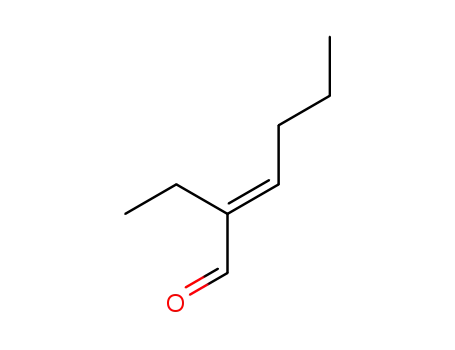 Molecular Structure of 64344-45-2 (2-ETHYL-2-HEXENAL)