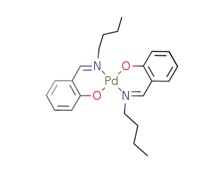 bis(N-butylsalicylideneaminato)palladium(II)