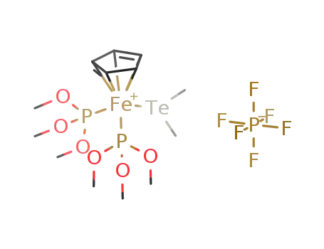 {(η5-C5H5)Fe(P(OMe)3)2(TeMe2)}PF6