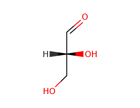 Molecular Structure of 453-17-8 (D-Glyceraldehyde)