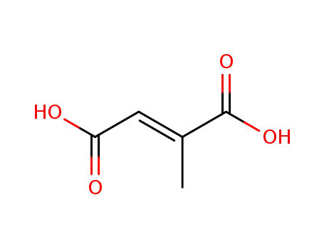 Molecular Structure of 498-24-8 (Mesaconic acid)
