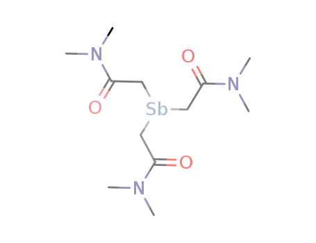 tris(dimethylcarbamoylmethyl)stibine