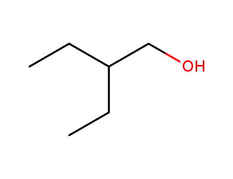 Molecular Structure of 97-95-0 (2-Ethyl-1-butanol)