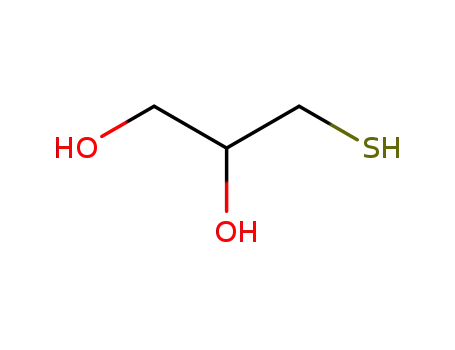 Molecular Structure of 96-27-5 (3-Mercapto-1,2-propanediol)