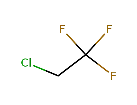 Molecular Structure of 75-88-7 (2-Chloro-1,1,1-trifluoroethane)