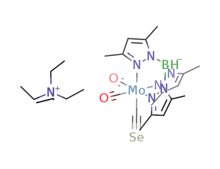 [NEt4][Mo(CSe)(CO)2{hydrotris(3,5-dimethylpyrazol-1-yl)borate}]