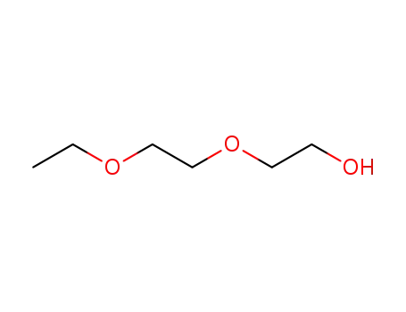 Molecular Structure of 111-90-0 (Diethylene Glycol Monoethyl Ether)