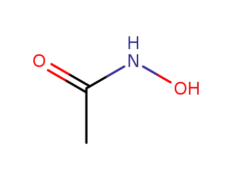 Molecular Structure of 546-88-3 (Acetohydroxamic acid)