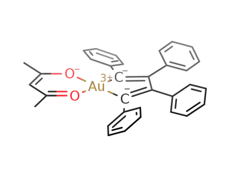 (C6H5)4C4Au(CH3COCHCOCH3)