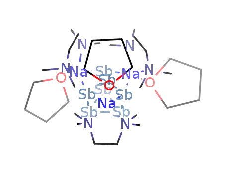 Sb7Na3((CH3)2NCH2CH2N(CH3)2)3(C4H8O)3
