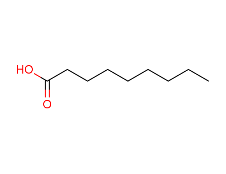 112-05-0,Nonanoic acid,1-Octanecarboxylicacid;Emery 1203;Grantrico;NSC 62787;NSC 65450;NSC 65455;Nonoic acid;Nonylic acid;Pelargic acid;Pelargonic acid;Pergonic acid;n-Nonanoic acid;n-Nonoic acid;n-Nonylic acid;n-Pelargonic acid;