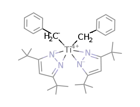 dibenzylbis(3,5-di-tert-butylpyrazolylato)titanium(IV)