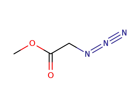 Molecular Structure of 1816-92-8 (Azidoacetic acid methyl ester)