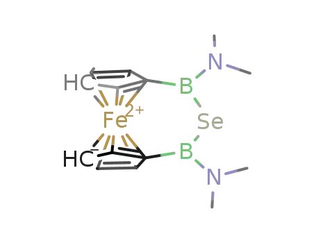 1,3-bis(dimethylamino)-1,3-dibora-2-selena-[3]-ferrocenophane