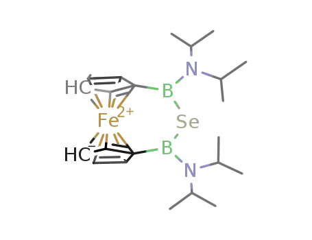 1,3-bis(diisopropylamino)-1,3-dibora-2-selena-[3]-ferrocenophane