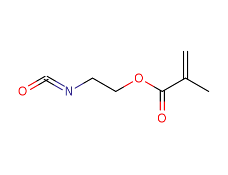 Molecular Structure of 30674-80-7 (2-Isocyanatoethyl methacrylate)
