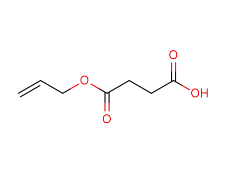 Molecular Structure of 3882-09-5 (Butanedioic acid, mono-2-propenyl ester)