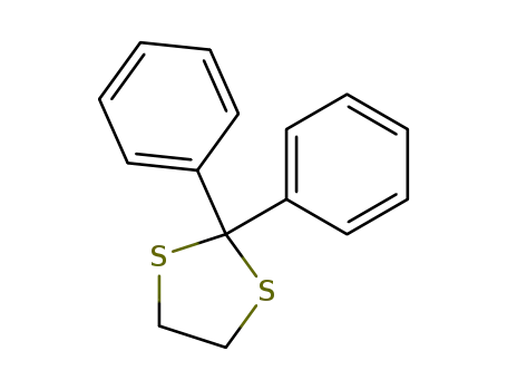 Molecular Structure of 6317-10-8 (2,2-diphenyl-1,3-dithiolane)