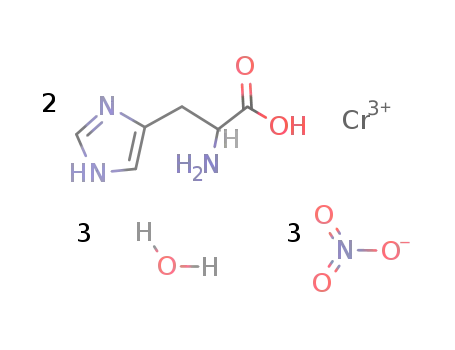 [Cr(L-α-histidine)2(NO3)3]*3H2O