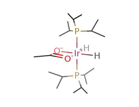 [IrH2(OCOCH3)(P(C3H7)3)2]