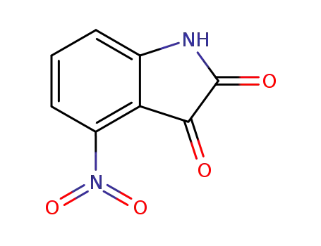 Molecular Structure of 61394-93-2 (4-NITRO-2,3-DIOXYINDOLE)