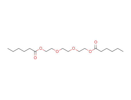 Molecular Structure of 25176-75-4 (ethylenebis(oxyethylene) dihexanoate)