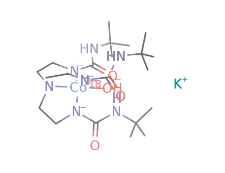 potassium tris[(N'-tert-butylureayl)-N-ethyl]aminato(hydroxo-(18)O)cobaltate(III)