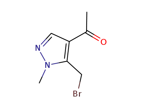 1-(5-(bromomethyl)-1-methyl-1H-pyrazol-4-yl)ethanone