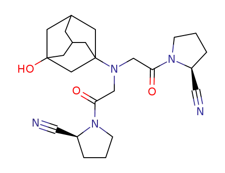 (2S)-1-{[{2[(2S)-2-cyanopyrrolidin-1-yl]-2-oxoethyl}[(3-hydroxytricyclo[3.3.1.1(3,7)]dec-1-yl)amino]]acetyl}pyrrolidine-2-carbonitrile