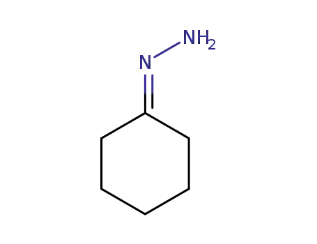 Molecular Structure of 6156-08-7 (Cyclohexanone hydrazone)