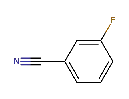 Molecular Structure of 403-54-3 (3-Fluorobenzonitrile)
