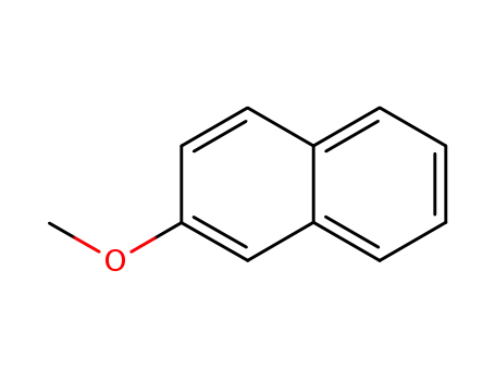 Molecular Structure of 93-04-9 (2-Methoxynaphthalene)