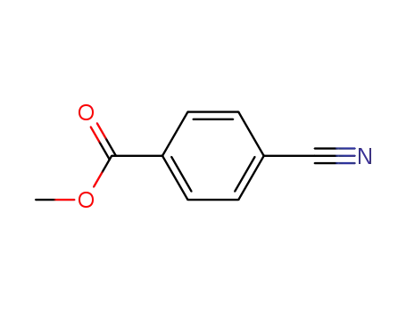 Molecular Structure of 1129-35-7 (Methyl 4-cyanobenzoate)