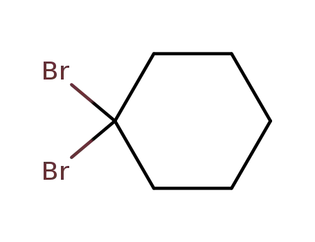 Molecular Structure of 10489-97-1 (1,1-Dibromocyclohexane)