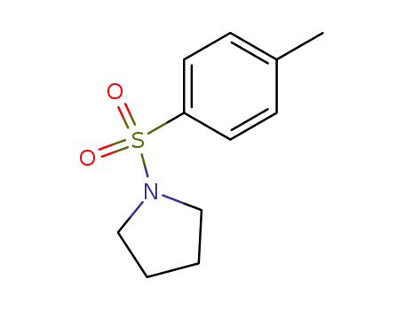 Molecular Structure of 6435-78-5 (1-[(4-methylphenyl)sulfonyl]pyrrolidine)
